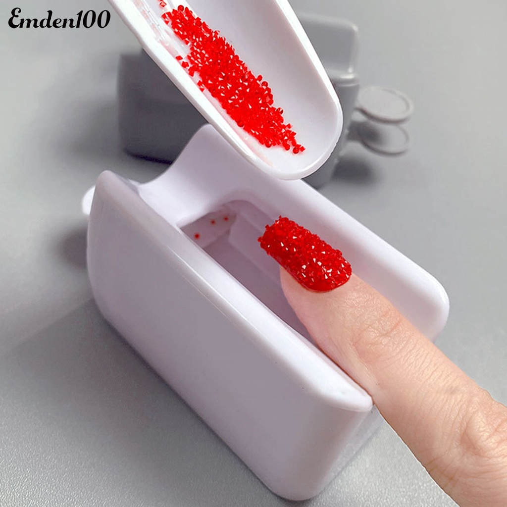 Hộp Đựng Bột Sơn Móng Tay Hai Lớp Mini Tiết Kiệm Không Gian