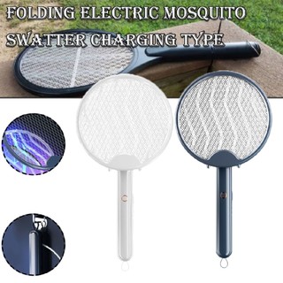 4 in 1 Bug Zapper Racket Foldable Electric Fly Swatter Rechargeable Fly Zapper