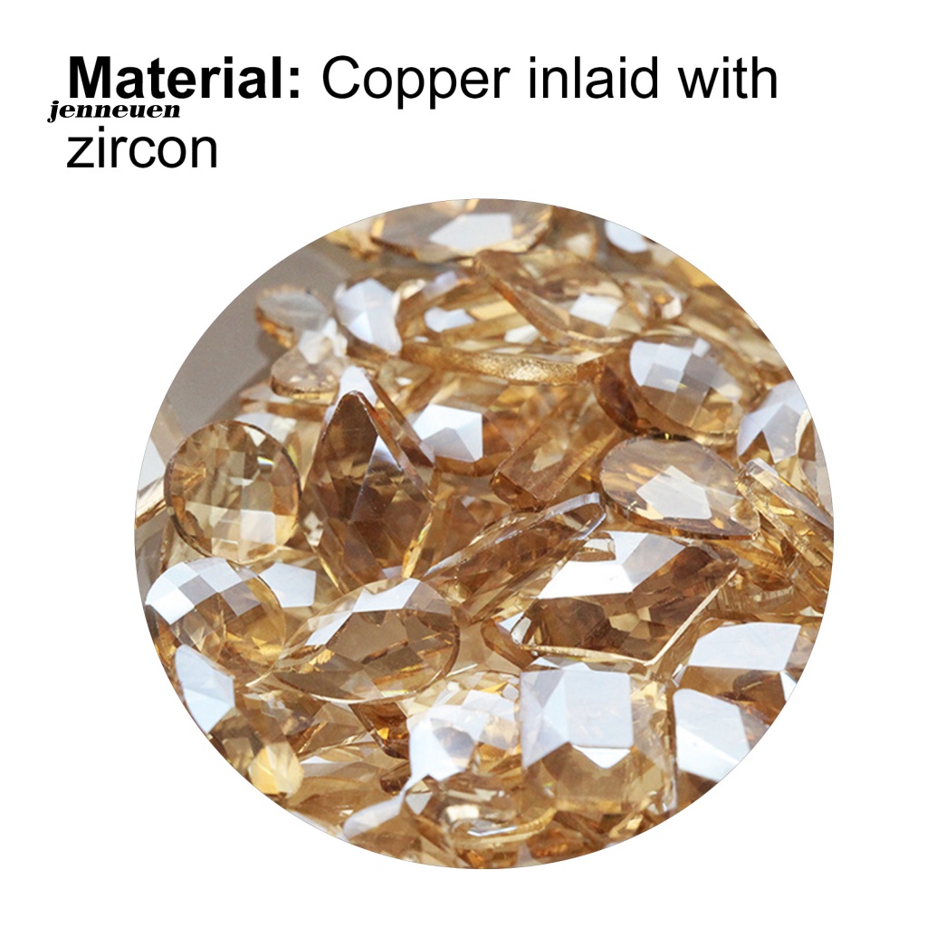 Túi 100 Hạt Đá Đính Trang Trí Móng Tay Không Phai Màu