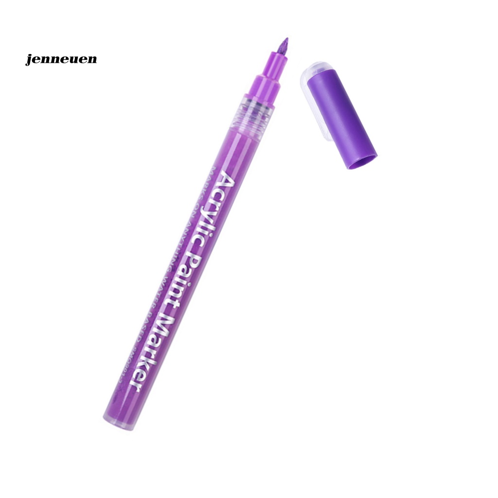 Bút Vẽ Trang Trí Móng Nghệ Thuật Có Thể Tái Sử Dụng Với Tay Cầm Dài Màu Sắc Tương Phản Cho Nữ