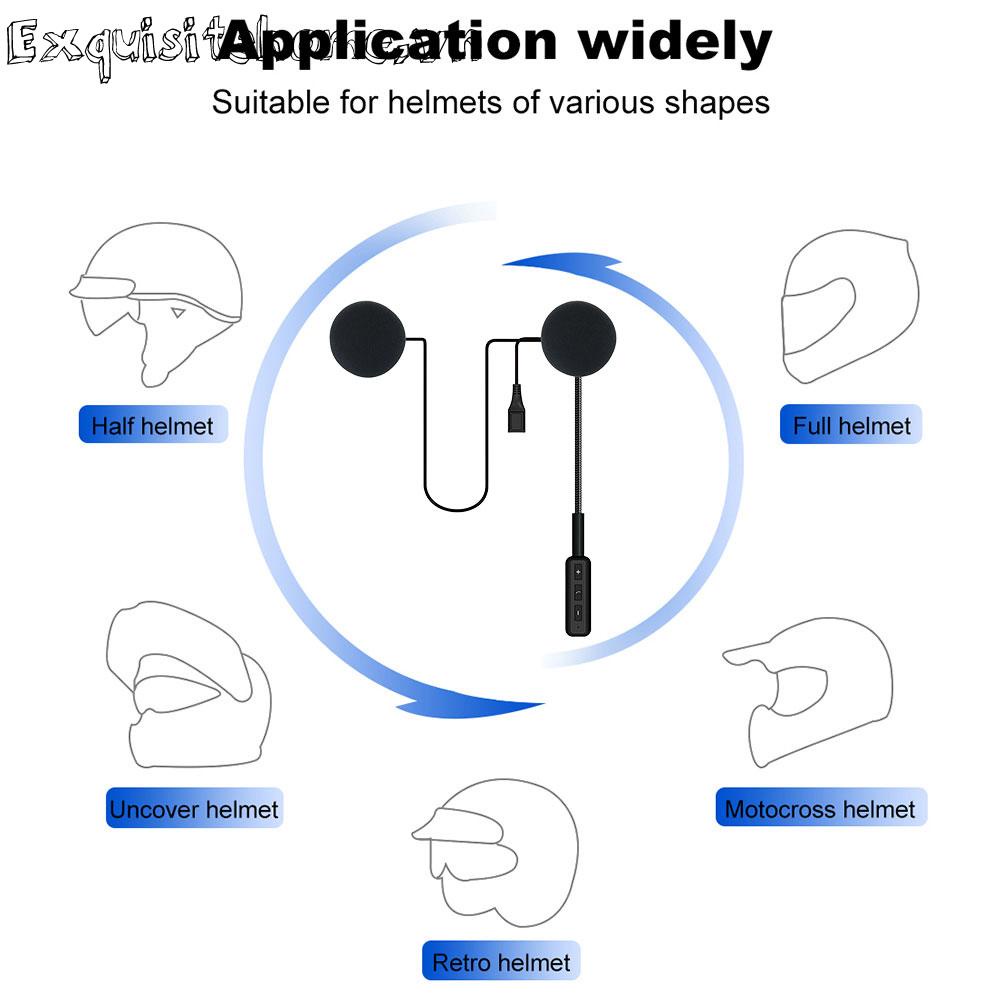 Tai nghe không dây 5.0 Kèm Mic Cho Mũ Bảo Hiểm
