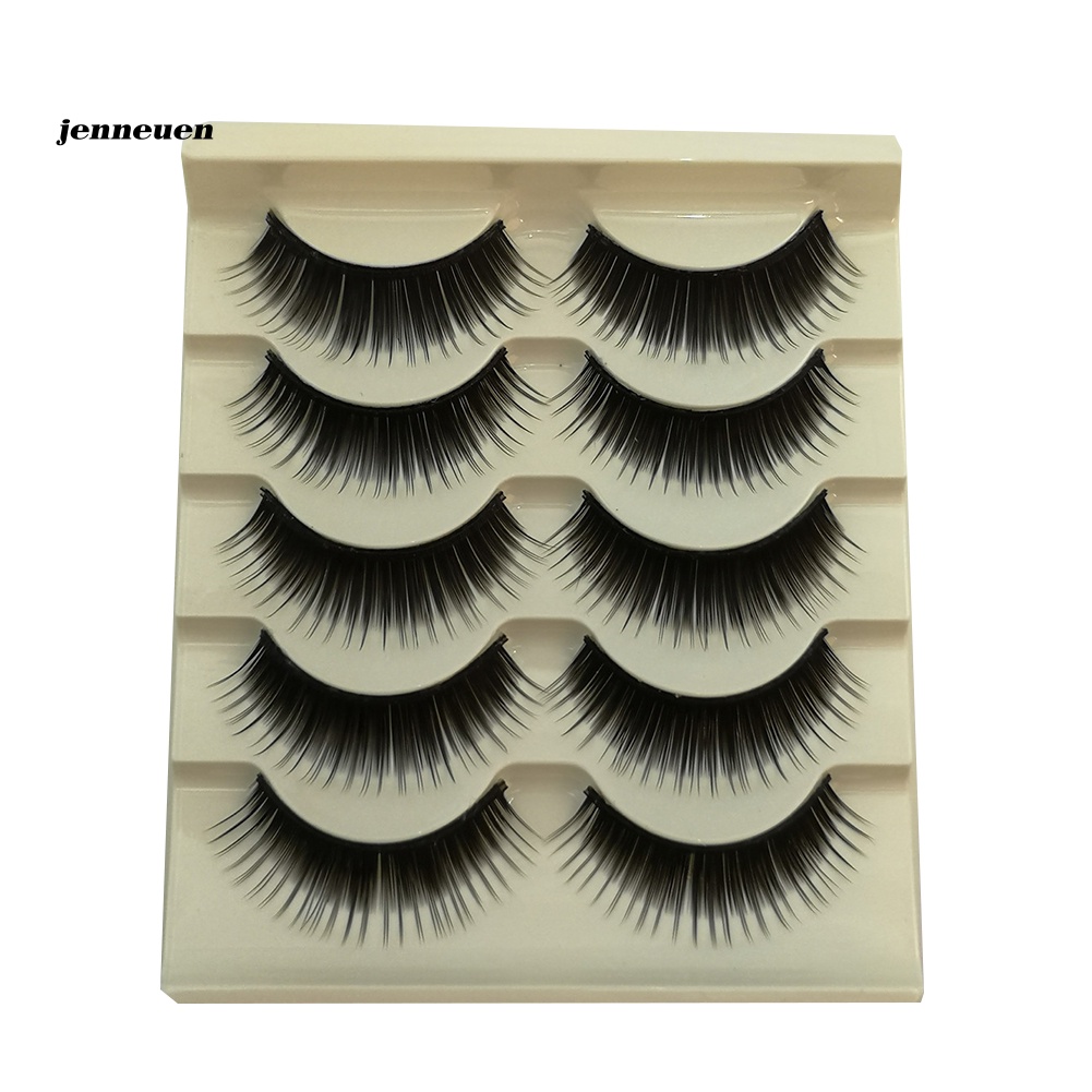 Lông Mi Giả Dày Dài Tự Nhiên Nhiều Màu Sắc Thời Trang