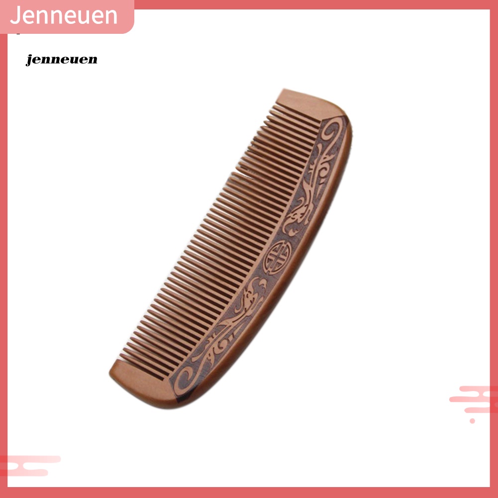 Lược Gỗ Đào Chống Tĩnh Điện Mát Xa Da Đầu Thời Trang