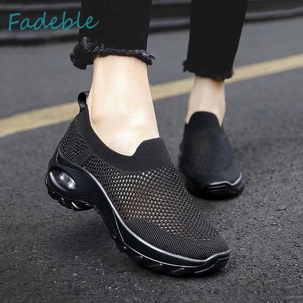 Giày Thể Thao Đế Chống Sốc Trọng Lượng Nhẹ Thoáng Khí Thời Trang Mùa Hè Dành Cho