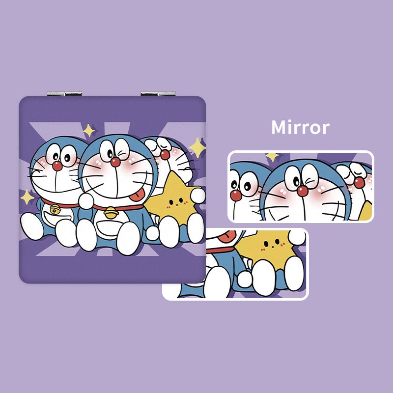 Gương Trang Điểm Di Động Họa Tiết Shin-Chan Dễ Thương Cho Nữ