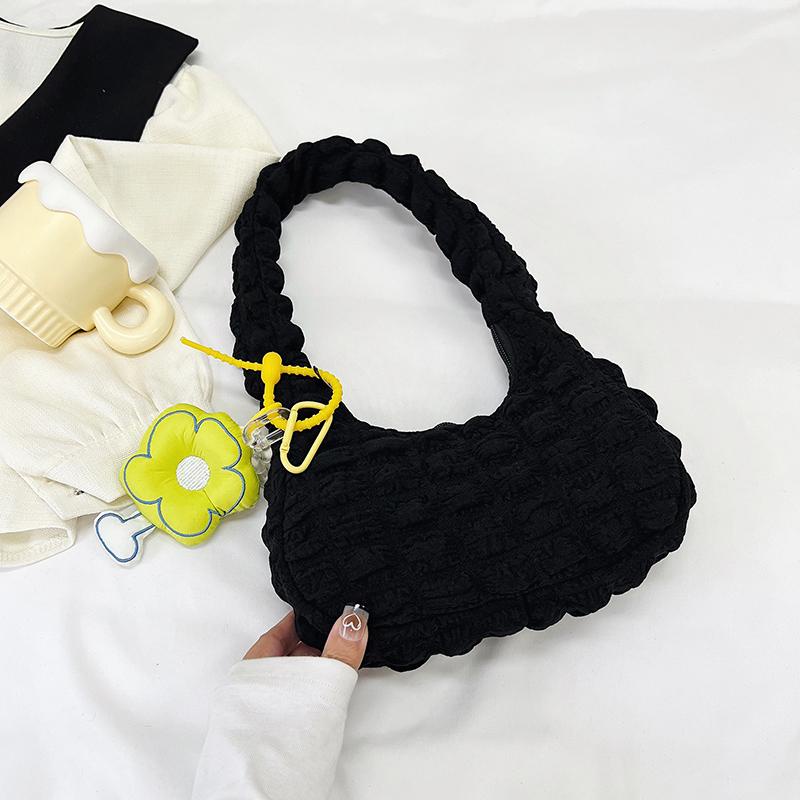 Phụ nữ túi đeo vai đám mây túi dưới cánh tay xếp ly túi tote thường túi xách rắn