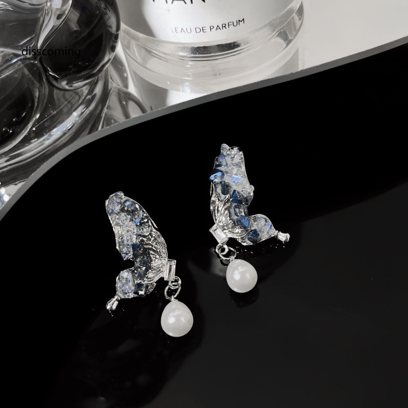 Áo Thun SL SL SL SL SL SL SL| Bông Tai Hình Giọt Nước Đính Ngọc Trai Và Pha Lê Lấp Lánh Thời Trang Cho Nữ