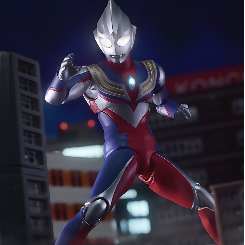 Ready stock phong cách mới dark diga ultraman figure gede machine hình thức nhạy cảm zeta sky claw aix mora armoured boy 0731hw