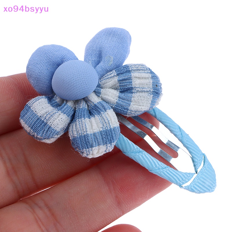 1 Cặp Kẹp Tóc Xo94Bsyu Họa Tiết Hoa Đơn Giản Đáng Yêu Cho Bé Gái