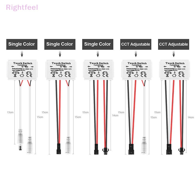 Công Tắc Cảm Ứng Chạm Điều Chỉnh Được 12V 5A Cho Đèn LED Gương Phòng Tắm Mới