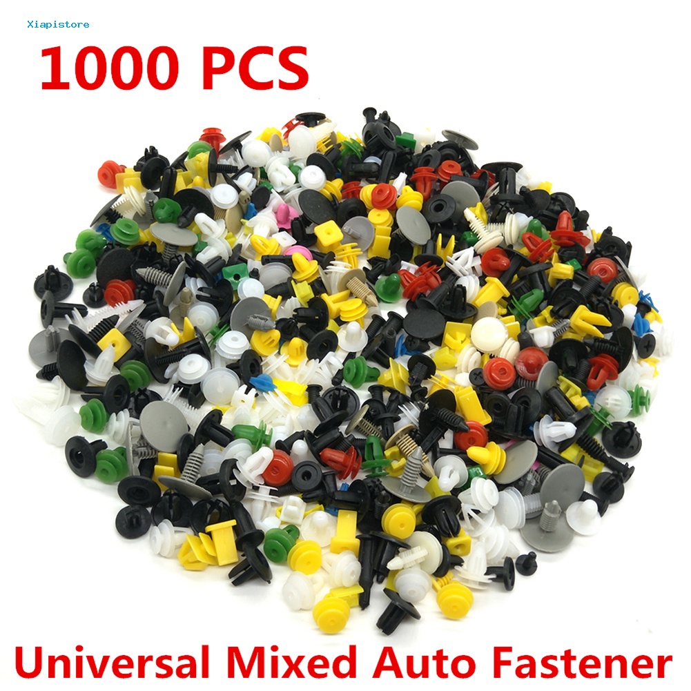 Set 1000 Đinh Tán Nhựa Phụ Tùng Cho Xe Ô Tô