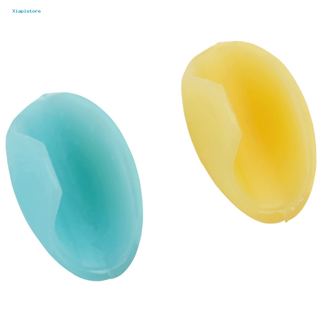 Set 2 Đệm Đỡ Ngón Tay Bằng Silicon Mềm Thoải Mái Chống Trượt Cho Trẻ Em