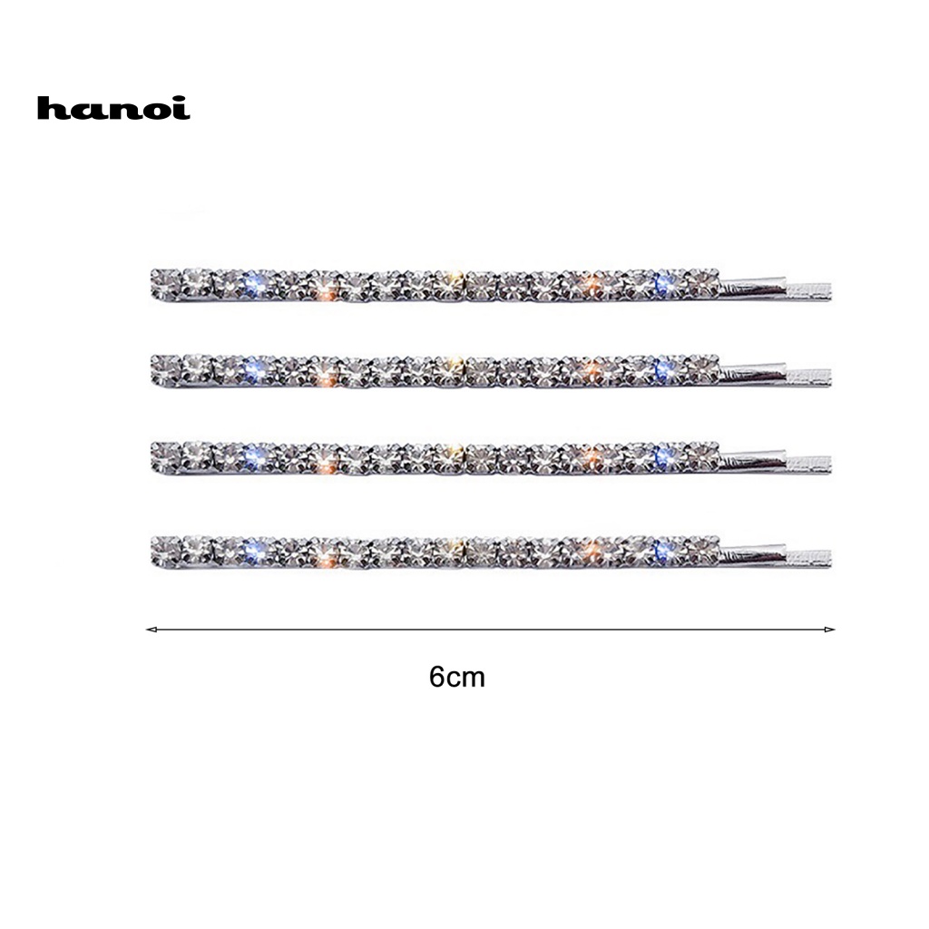 Set 2 / 4 Kẹp Tóc Đính Đá Thời Trang Nữ
