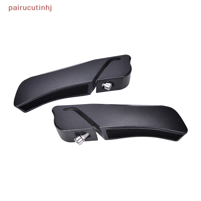 Set 2 Cặp Tay Nắm Xe Đạp Leo Núi Bằng Hợp Kim Nhôm Màu Đen