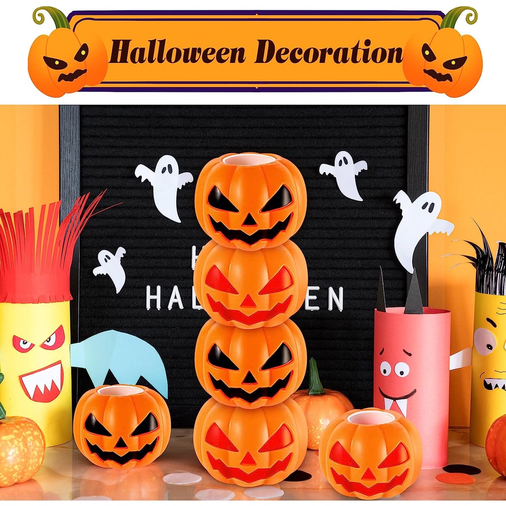 Bóng Cao Su Hình Ma Bí Ngô Trang Trí Halloween