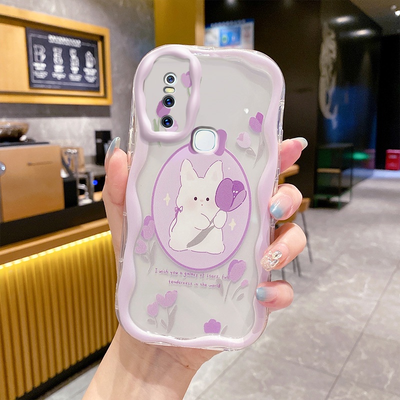Ốp lưng Vivo V15 Ốp Điện Thoại tpu Dẻo Họa Tiết Hoạt Hình Dễ Thương Thời Trang Cho Vivo V15 KLQNY
