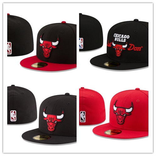 Nba Mũ Lưỡi Trai Thêu Chữ chicago bulls 59fifty 1