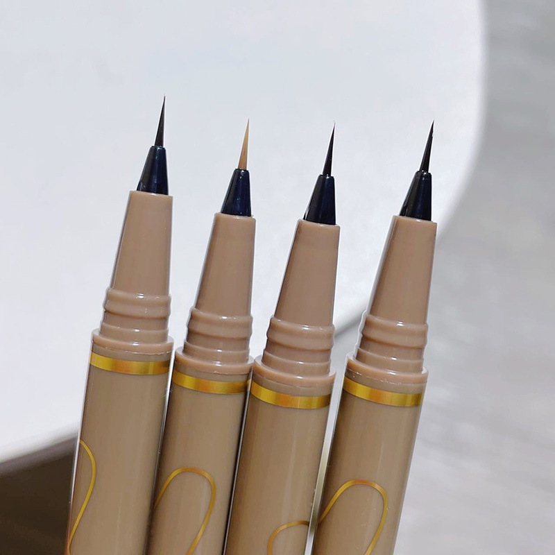 Kẻ mắt nước bút kẻ mắt đầu mảnh eyeliner màu đen nâu nội địa trung CFH