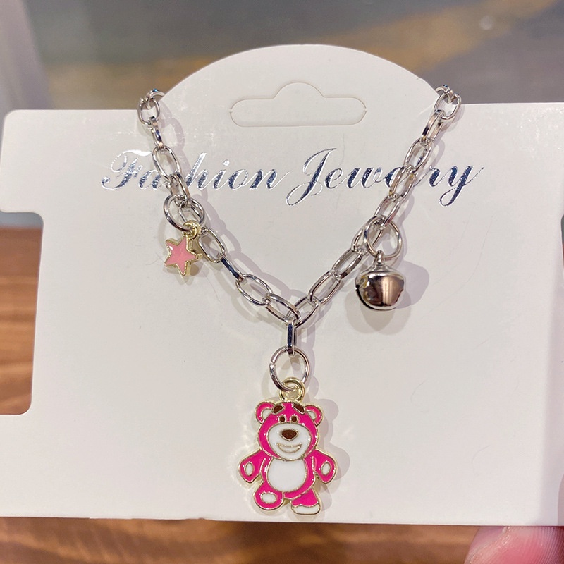 Mới Vòng Tay sanrio Thiết Kế Hoạt Hình Có Chuông Có Thể Điều Chỉnh