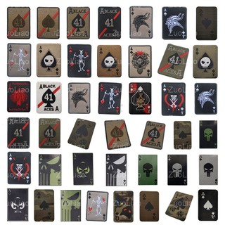 Miếng Dán Phản Quang In Chữ Poker Spades A Punisher Cá Tính