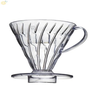 【VARSTR】Coffee Filter Pot Coffee Dripper Coffee Funnel Filter Resin Drip Transparent