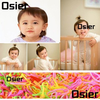 Set 400 dây chun buộc tóc co giãn nhiều màu tiện dụng