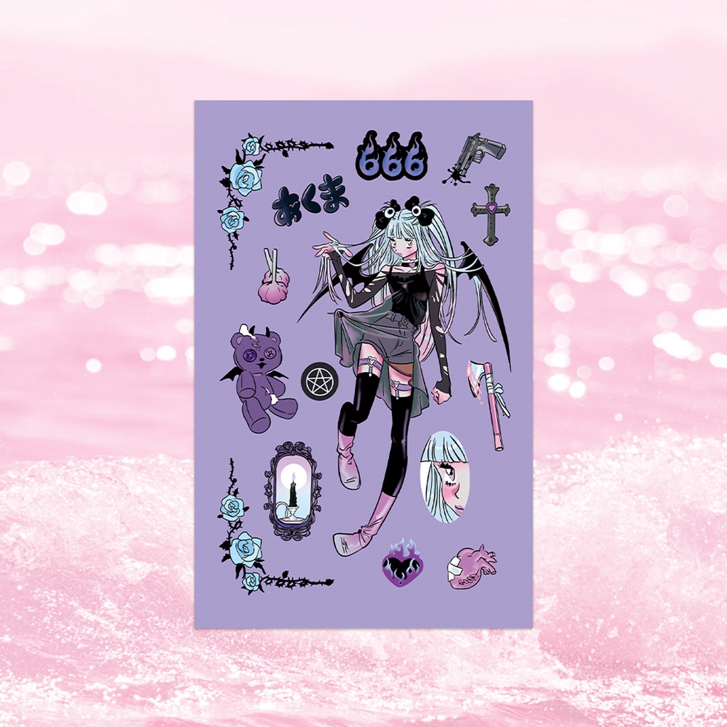 Miếng Dán Trang Trí Điện Thoại / Máy Tính Bảng Kiểu Hàn Quốc 2023Domi