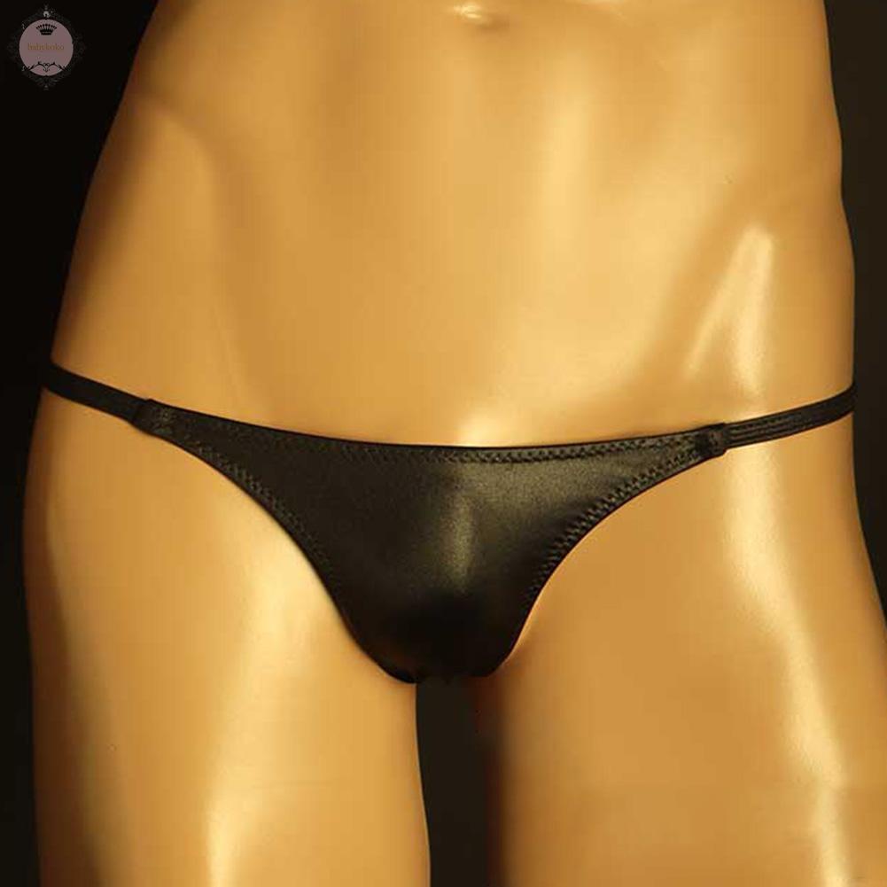 Sexy Mens Silky Low Rise Briefs Pouch Underpants Bikini Lingerie Underwears