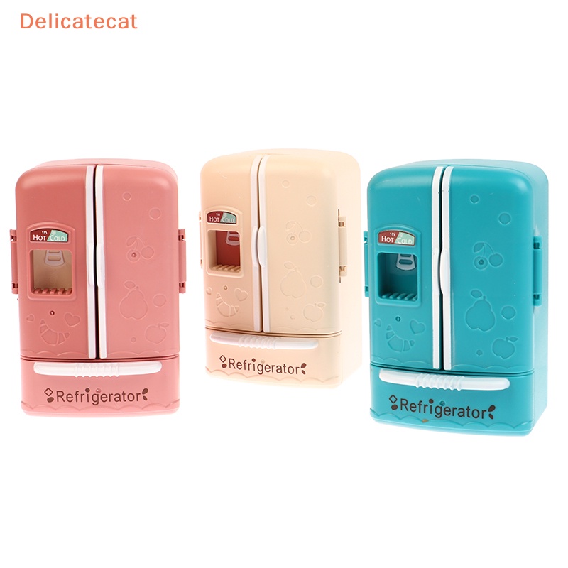 Tủ Lạnh Đôi Mini Trang Trí Nhà Búp Bê Tỉ Lệ 1: 12