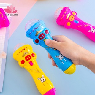 Micro Đồ Chơi Có Đèn LED Chiếu 3D Phát Sáng Giải Trí Cho Bé
