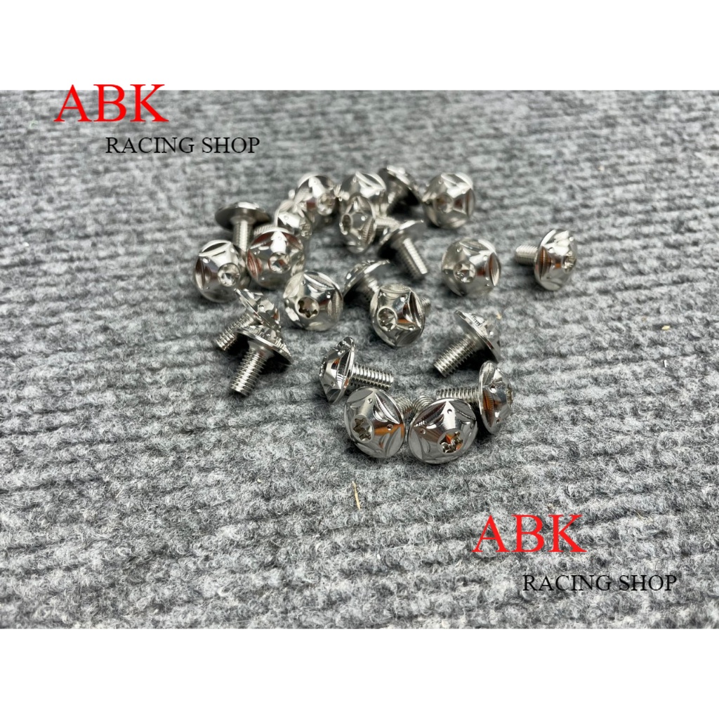 Ốc Salaya 5li1, 6li1, 6li15 Inox 304 Mẫu dù sao gắn áo xe máy catte