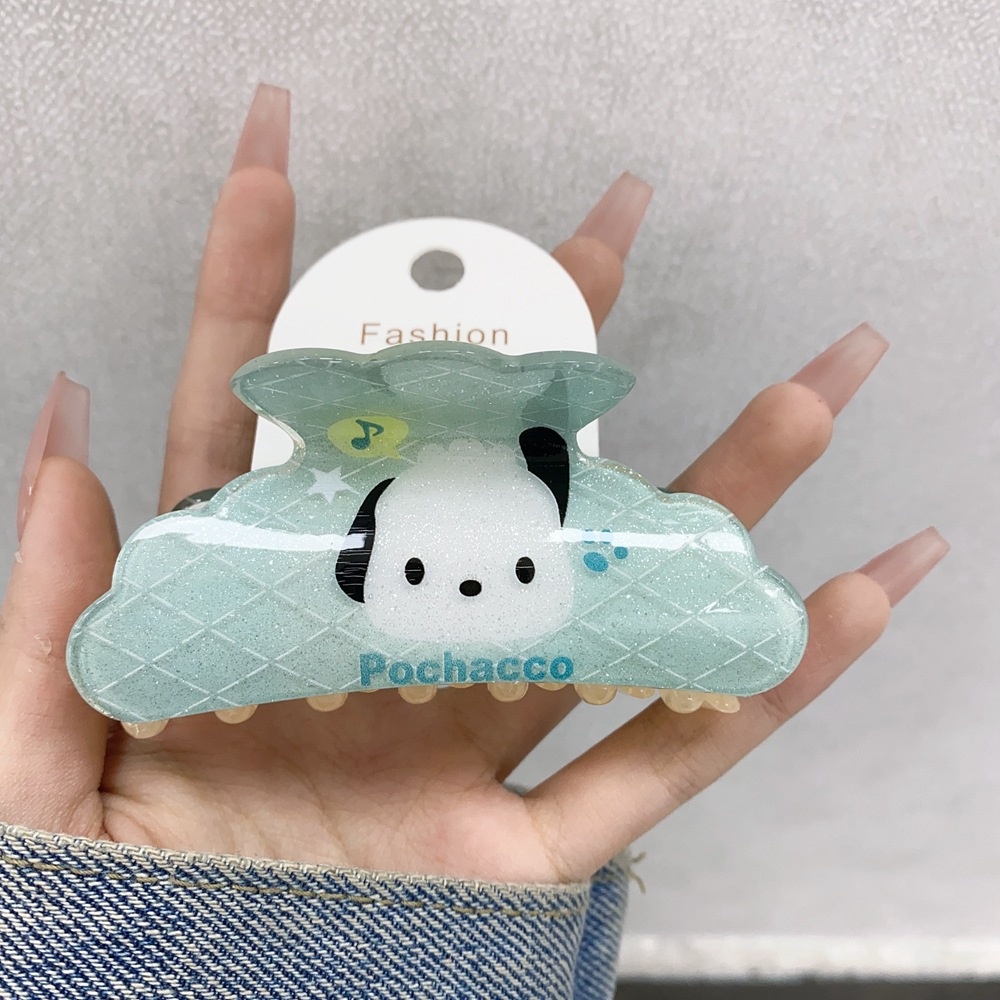 Kẹp Tóc Hoạt Hình Dòng Sanrio Của Nhật Bản Kurumi Dễ Thương Kẹp Tóc Lớn Lấy Trái Tim Bé Gái .