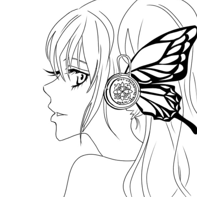 Vocaloid Anime - Set 20 Tờ Tranh Tô Màu Kích Thước A4 A5 Dành Cho Màu Sáp, Màu Chì - TRANH TÔ MÀU COLOR LAND