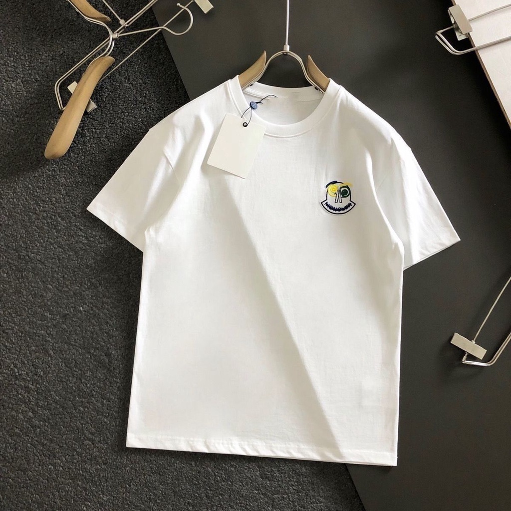 SEIKO Mengkou Áo Thun Tay Ngắn In Hình Mặt Cười Thời Trang Xuân Hè 2023 Cho Cặp Đôi