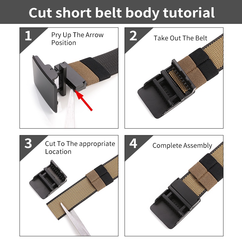 Thắt Lưng Nylon Khóa Xoay Tháo Lắp Nhanh Cho Nam