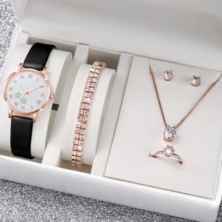 Đồng Hồ Quartz Dây Da Thời Trang Cho Nữ