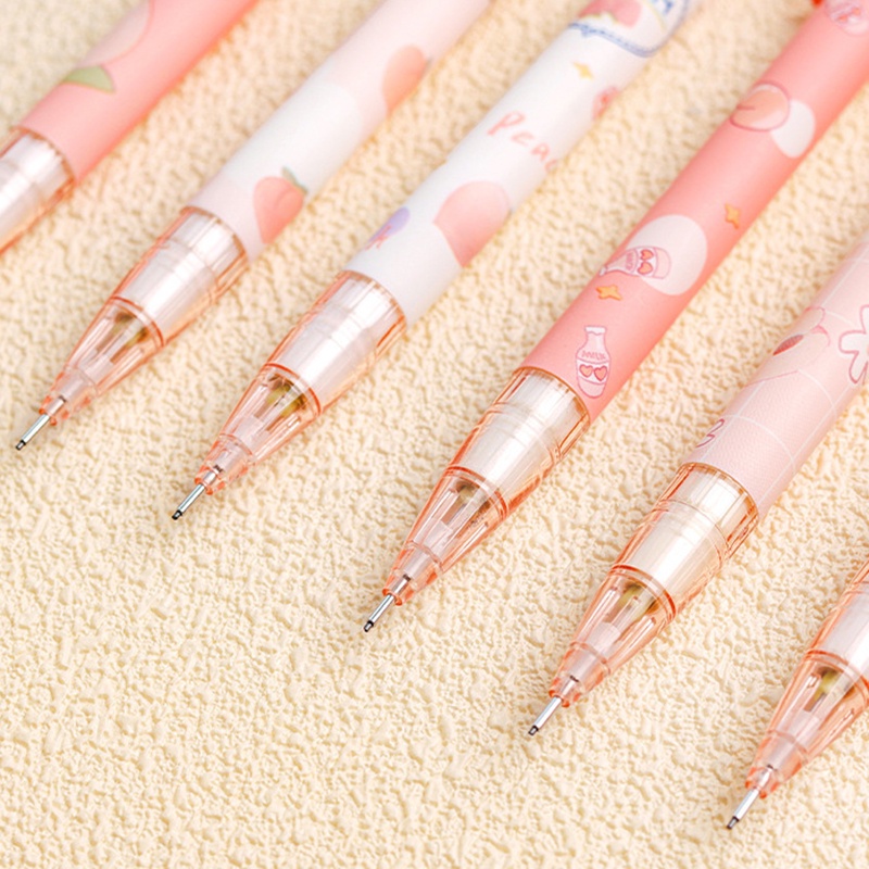Bút Chì Bấm Ngòi 0.5mm Hình Quả Đào Dễ Thương Cho Học Sinh Tiểu Học SR016 OUYOUVN