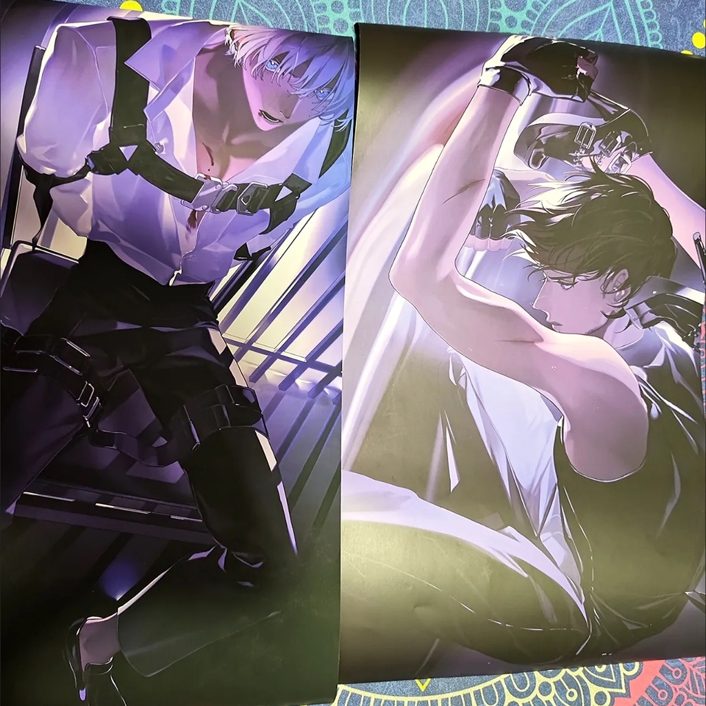 Detective Conan Poster Treo Tường In Hình Amuro Toru Akai Shuichi  Postcard Badge