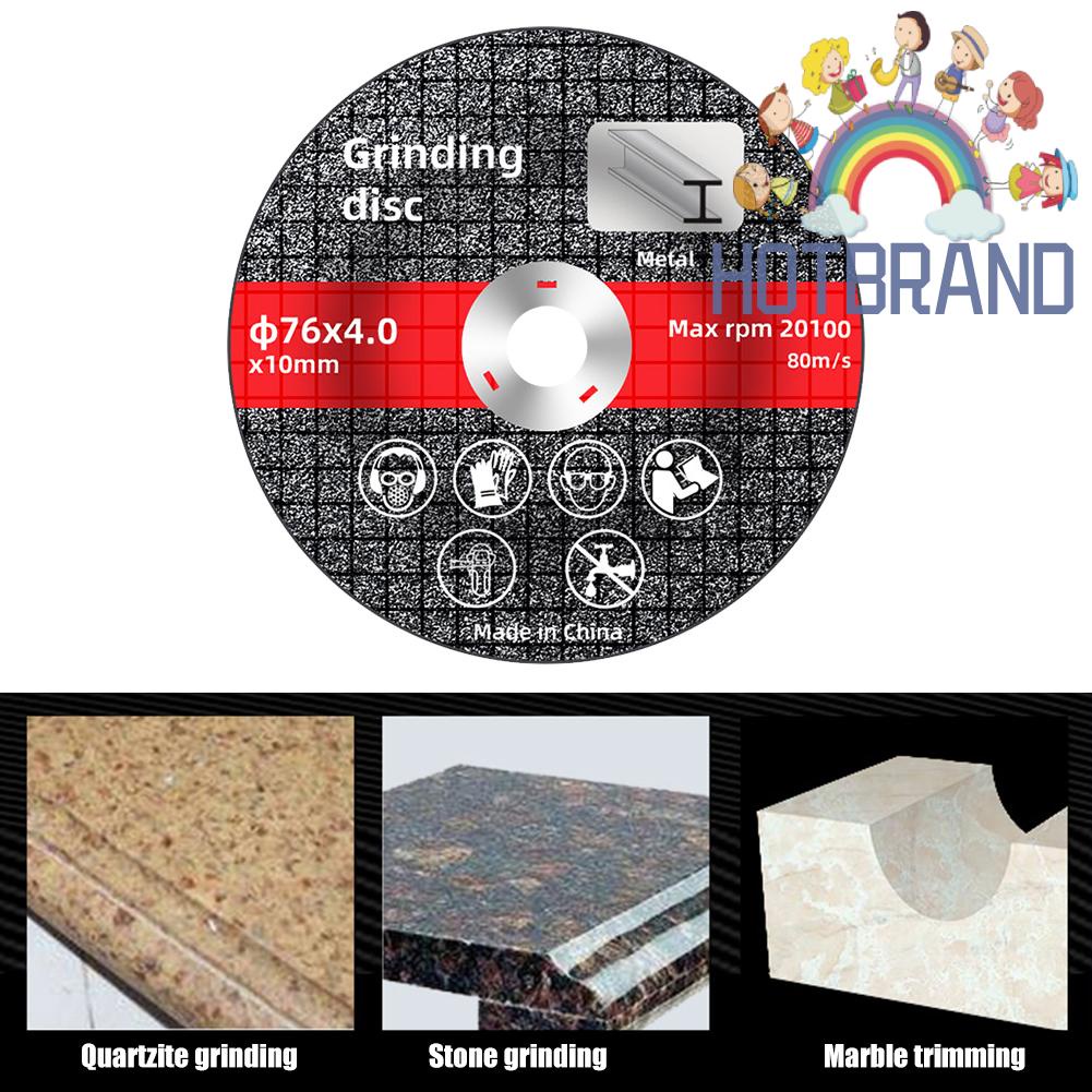 Đĩa mài gia cố 1/5 chiếc chống mài mòn 76mm cho máy mài góc điện