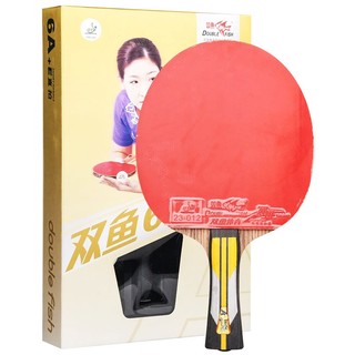 Vợt bóng bàn double fish 5/6 star 7 wood offensive good feeling ping pong paddle bat 5a + 6a +