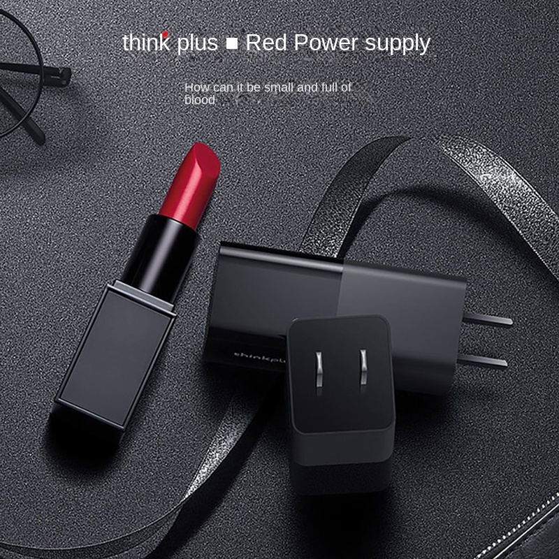 Lenovo thinkplus young lipstick power 65w adapter điện thoại di động máy tính bảng máy tính xách tay pd bộ sạc nhanh type-c