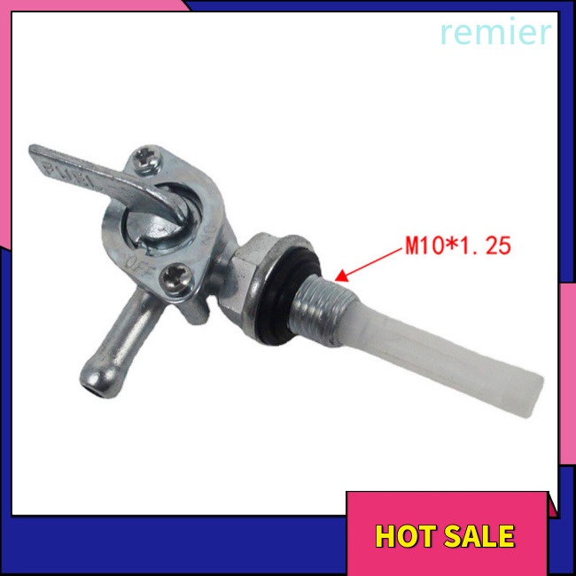 Re công tắc van nhiên liệu m10 x 1.25 tương thích cho atv 50/70/90/110 / 125cc bộ phận động cơ bình xăng máy phát điện