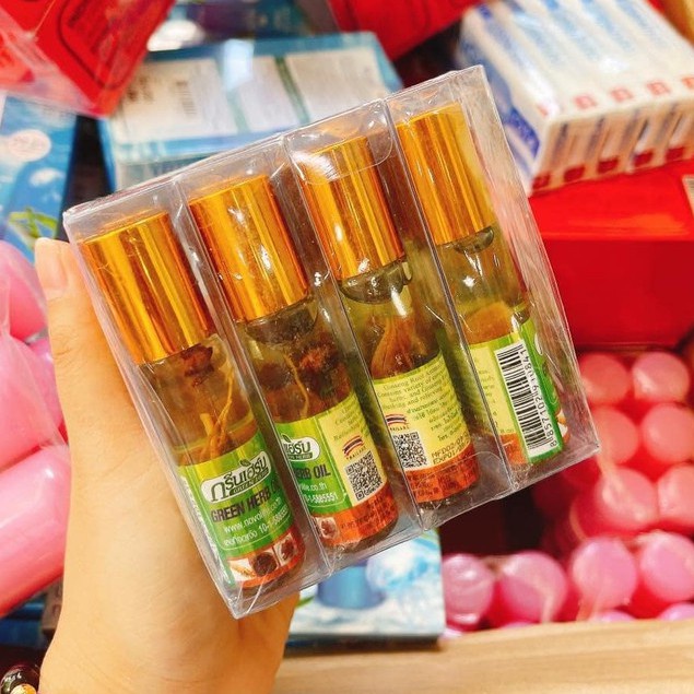 Dầu Thảo Dược Nhân Sâm Thái Lan Ginseng Green Herb Oil 8ml (free ship) | BigBuy360 - bigbuy360.vn