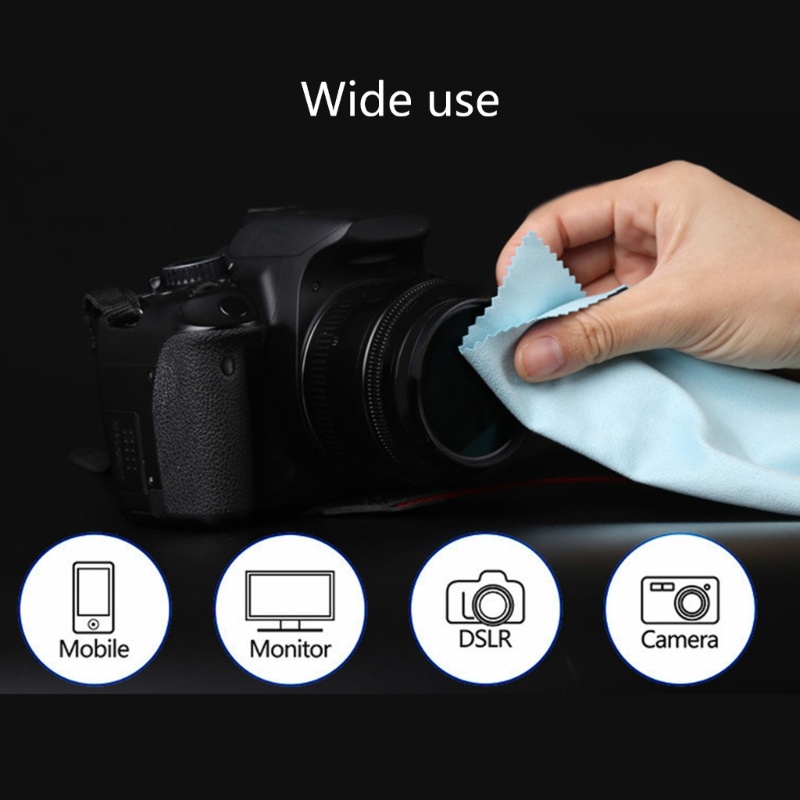 1 Khăn Lau Kính / Màn Hình Điện Thoại / Kính Chất Liệu microfiber Chất Lượng Cao
