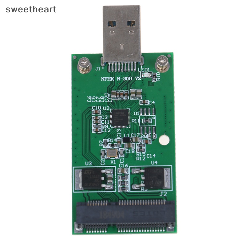 1PC Mini USB 3.0 để PCIe mSATA bên ngoài SSD pcba conveter adapter thẻ mới