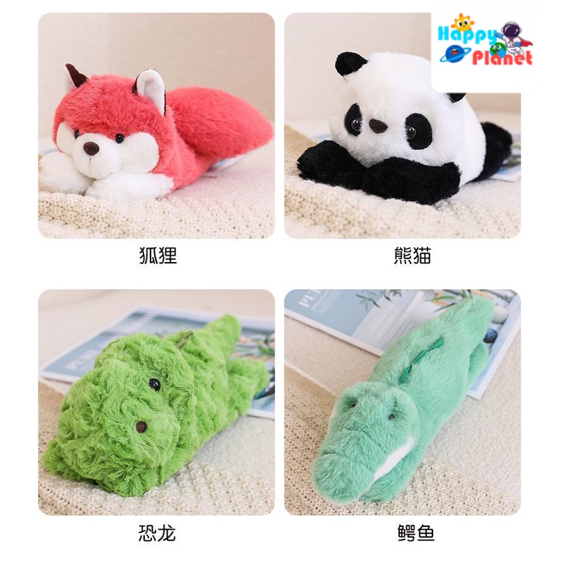 Búp Bê Nhồi Bông Hình Gấu Trúc Màu Đỏ Dùng Làm Quà Tặng Cho Bạn Gái