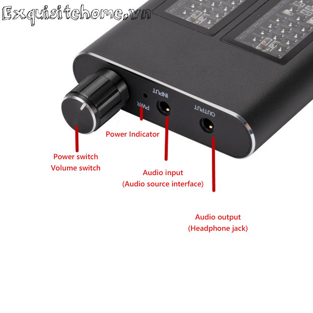Bộ khuếch đại tai nghe hifi headphone 3.5mm jack aux audio amp cho điện thoại di động