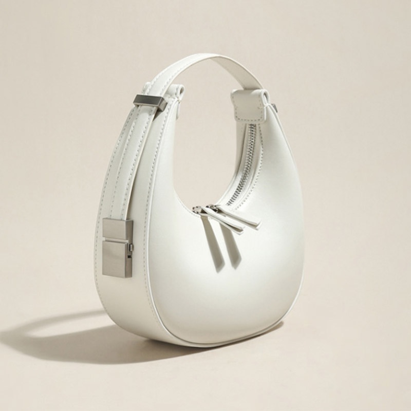 Túi xách CHERLKOLRS đeo dưới cánh tay/ một bên vai hình yên ngựa thời trang Hàn Quốc phổ biến mới cho nữ