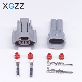 Xg7024a-2-21 / 11 nippon denso 2 pin không thấm nước nam và nữ đầu nối đầu phun nhiên liệu khe cắm 6189-0060