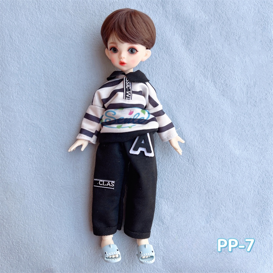 Bjd 30 cm quần áo búp bê bé trai mới búp bê đẹp trai bộ giản dị unisex quà tặng nam và nữ